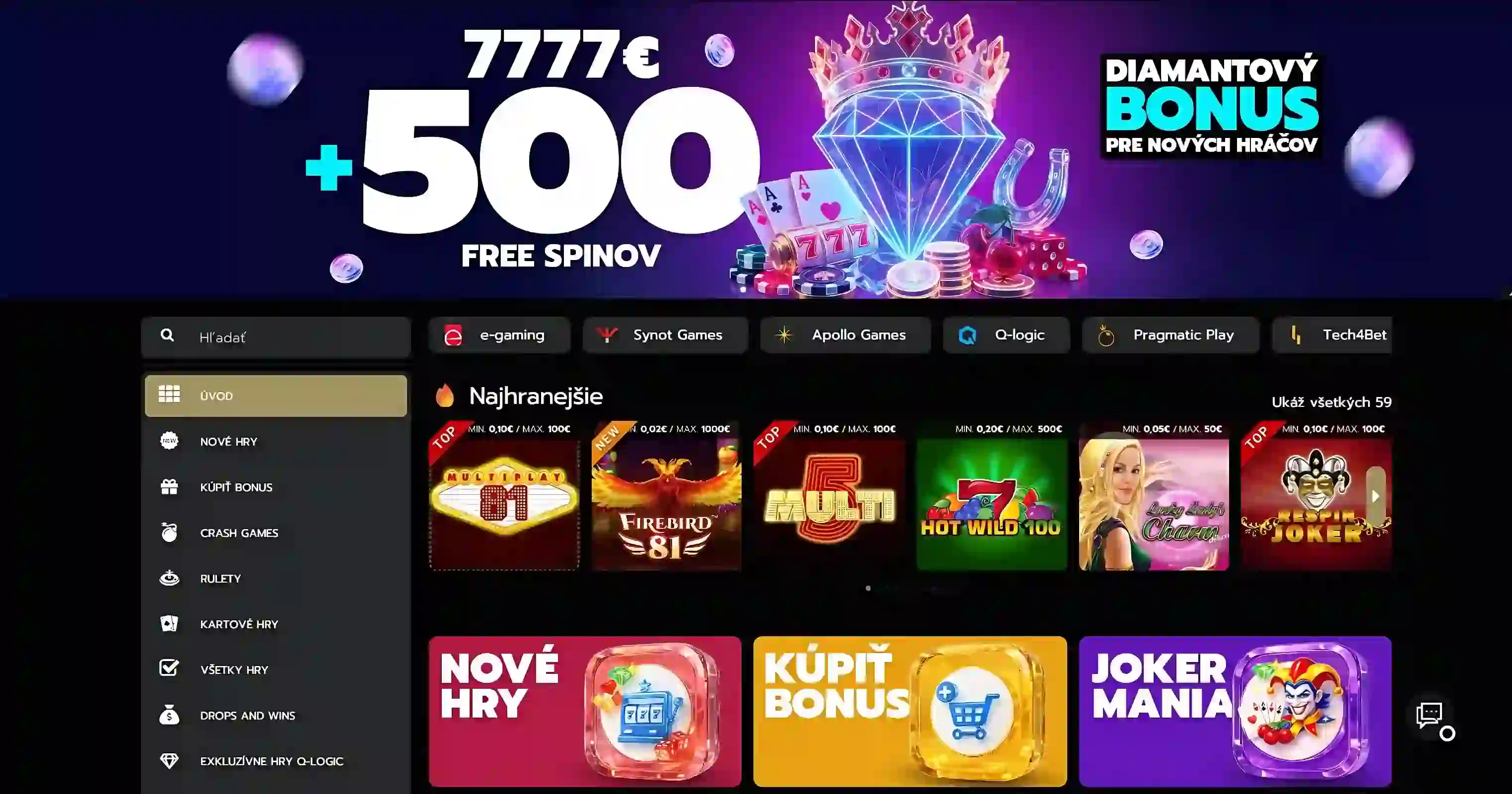 slovmatic – online casino a bonus